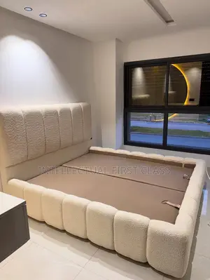 Luxury Set of Bedframe and Mirror Dresser