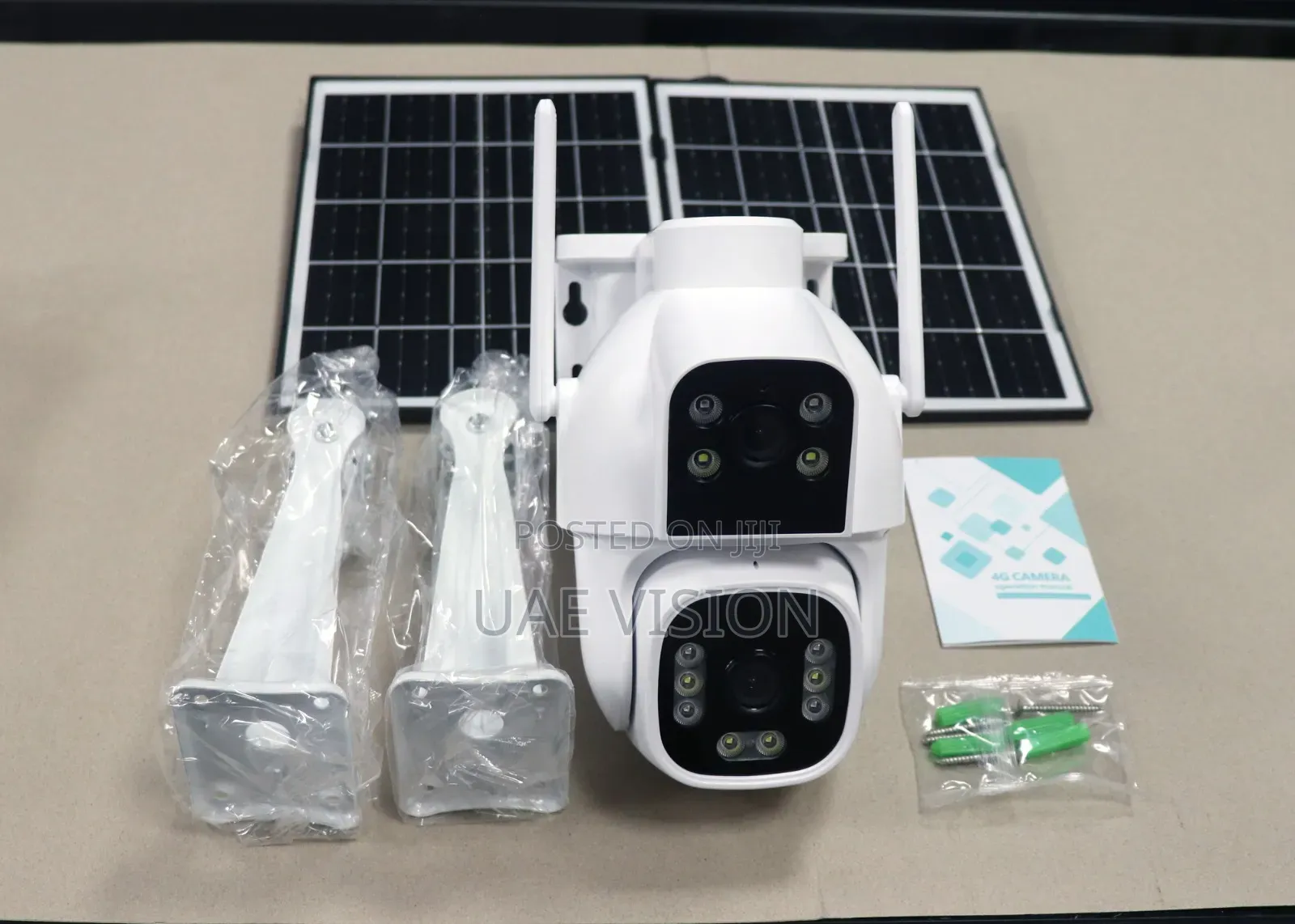 Double Lens Solar Camera Smart Ai Security Camera Hieasy
