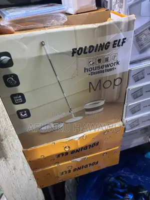 Foldable Bucket With Mop Stick