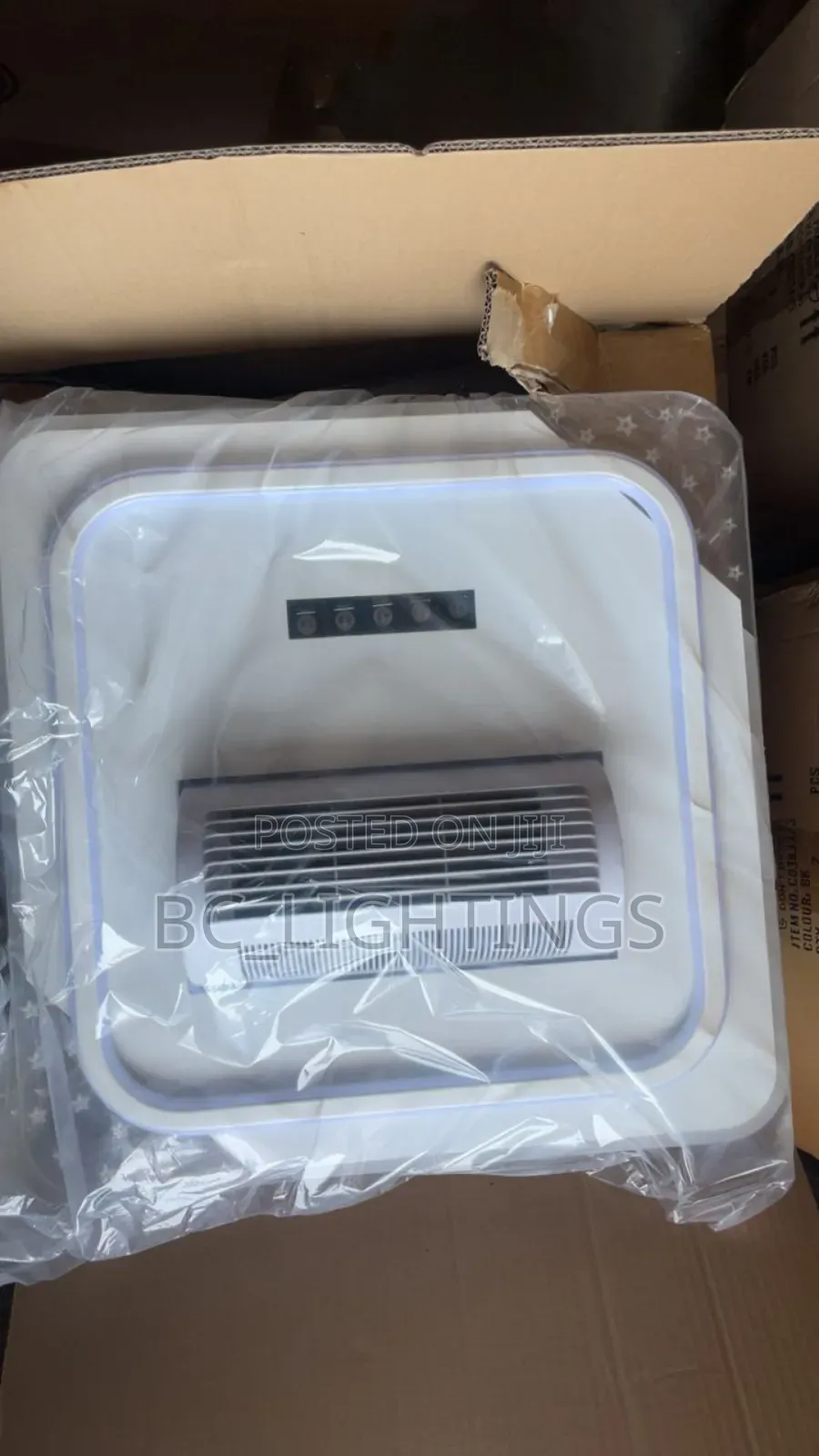 Modern Luxury Bladeless Ceiling Fan Light