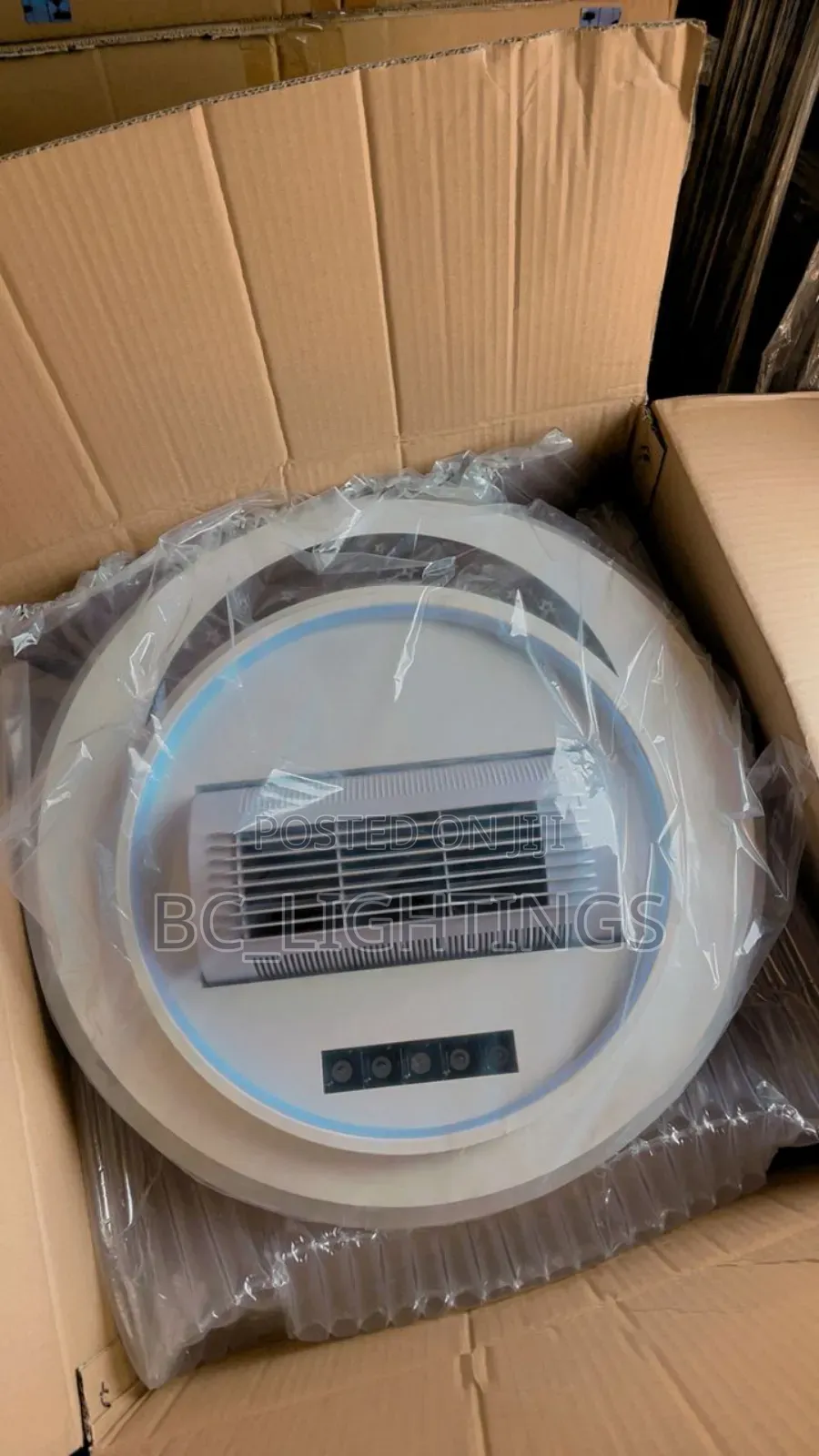 Modern Luxury Bladeless Ceiling Fan Light
