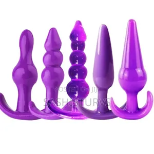 5pcs Silicone Anal Butt Plug Trainer Set