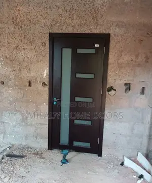 Kitchen Wooden Door With Glass By