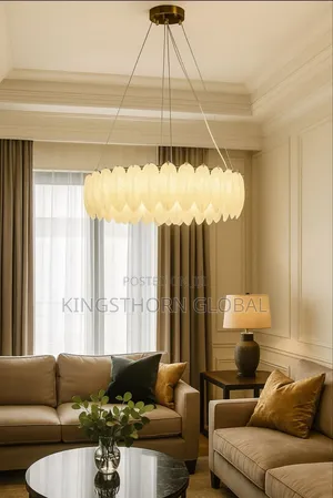 Luxury Modern Oval Petal Pendant Chandelier