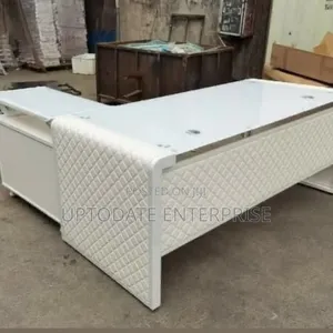 Executive White Desk