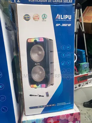 Powerful Ailipu Sp-3821d Rechargeable Party Box Speaker - 20000w Pmpo