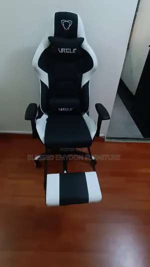 Furgle Computer Gaming Ergonomic Chair + Footrest
