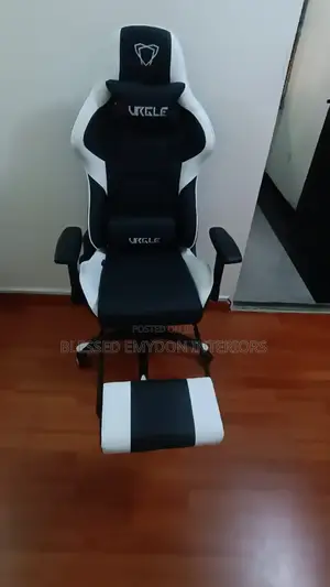 Furgle Computer Gaming Ergonomic Chair + Footrest