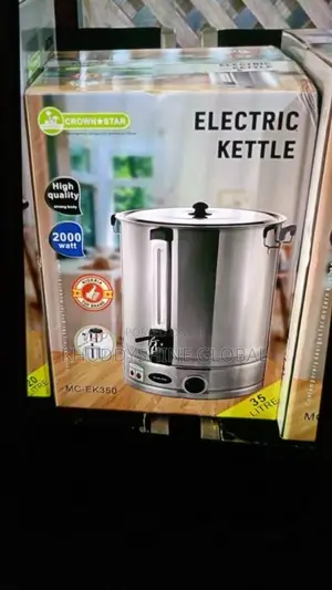 Crown Star Electric Kettle, Model Mc-Ek350, With a 35-Litre Capacity