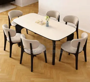 Ergonomic 6 Seaters Dining Set