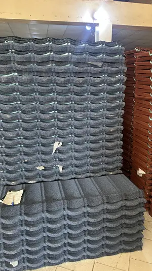 Bond Blue Mix Black Step Tiles