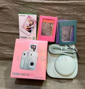 Fujifilm Instax Mini 12 Combo (Camera,Paper,Paper Frame, Camera Bag)