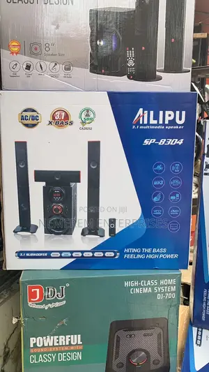 Ailipu Sp-8304 3.1 Long-Pole Multimedia Home Theater – Deep Bass