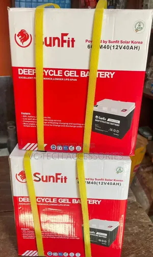 Sunfit Deep Cycle Gel Battery 12v