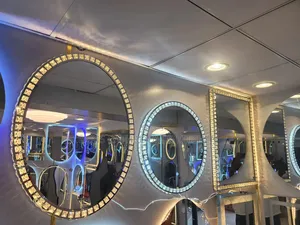 Crystal-Encrusted Led Smart Mirrors