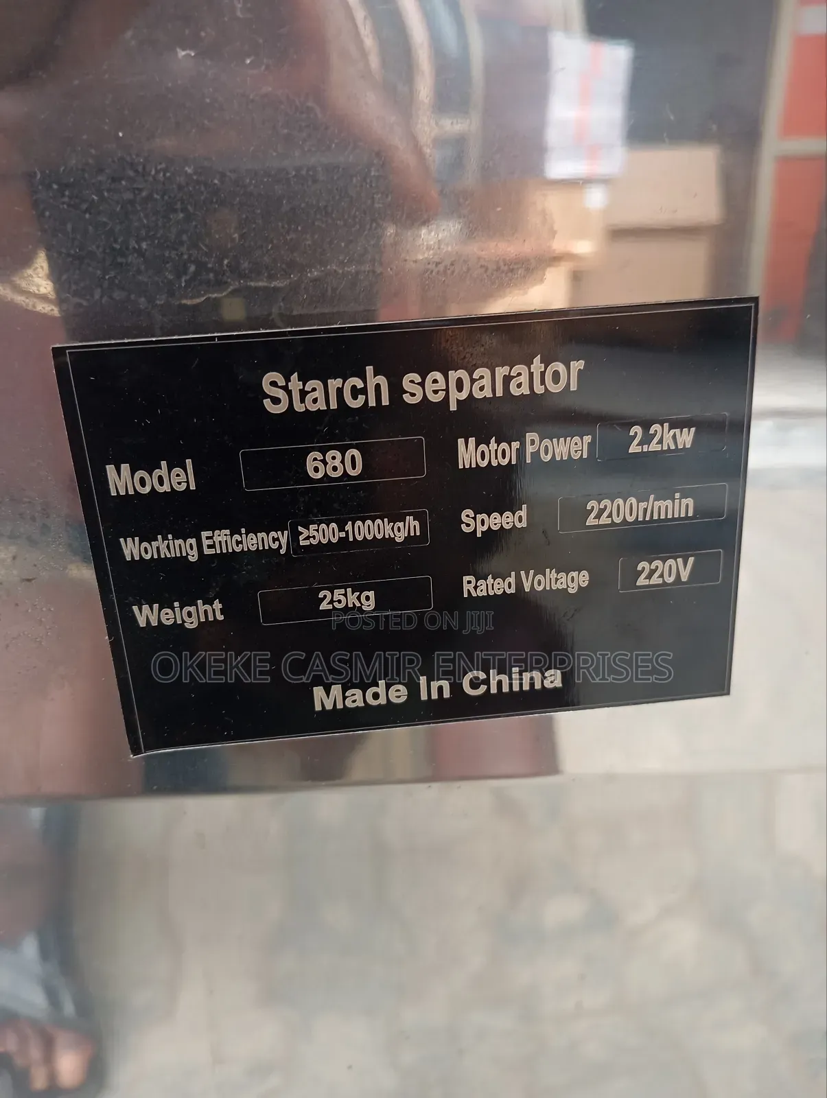 Starch Extractor Machine