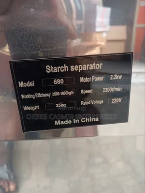 Starch Extractor Machine