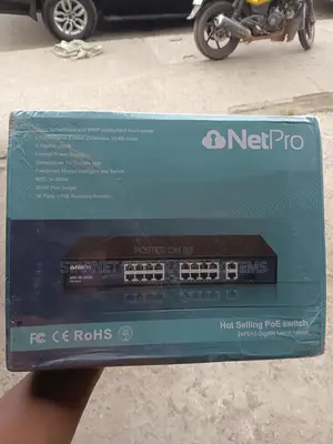 Netpro 16 Port 10/100 Poe Switch Plus 2 Ports Uplink Rj45 1port SFP