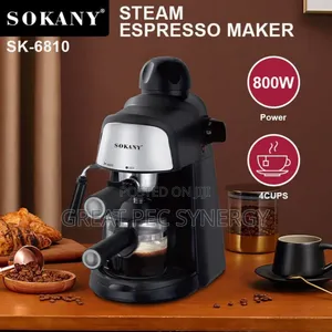 Steam Espresso Sokany Coffee Maker