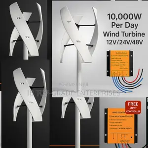 10000w Per Day Vertical Wind Turbine That Stop You From Renting Power