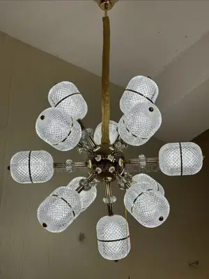 Led Gold Chandelier