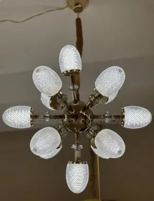 Led Gold Chandelier
