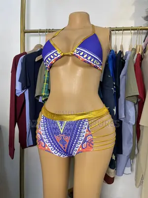 2 Piece Swim Suit African Style