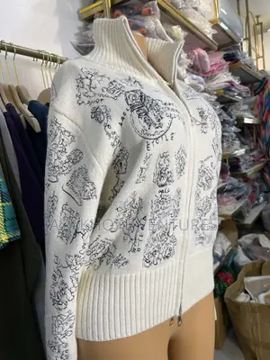 Dioralps Mock Neck Cardigan