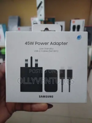 Samsung 45w Power Adapter Low Standby Usb-C Cable (5a/1.8m)