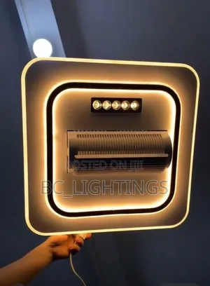Bladeless Ceiling Fan Light With Remote Control