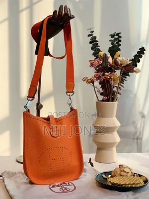 "Black Taurillon Clémence Hermès Evelyne 16 Mini Tpm"
