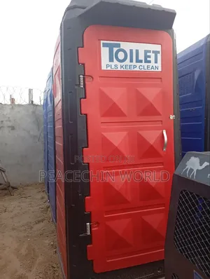 Mobile Toilet With Overhead Tank