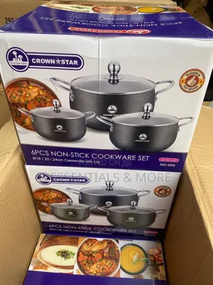 3 Pieces Crown Star Nonstick Pot