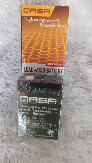 Qasa Lead Acid Rechargeable Battery 6.5v 4.5ah