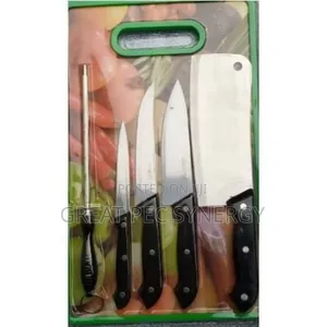 Knife Set 5 Tools With Chopping Board