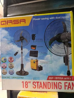 Qasa 18 Inches Yoga Standing Fan