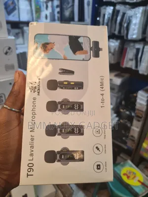 Mokas T90 Wireless Lavalier Microphone 4-in-1 Set.