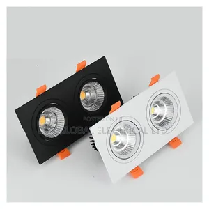 Double Square Recessed Led Downlight (2-Head Spot Light)