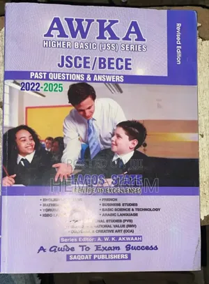 Akwaah Past Questions Text Book for Jsce/ Bece Preparation (Jss 1-3)