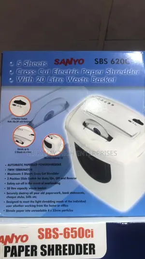 Sanyo 620c Paper Shredder