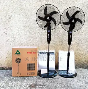 Solar and Electric Rechargeable Fan Are Available in Different Sizes