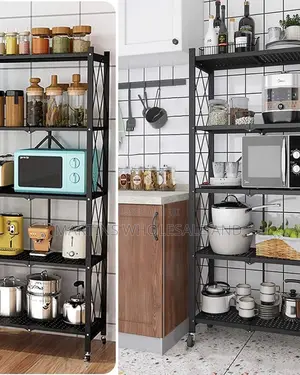 5-Tier Foldable Storage Rack
