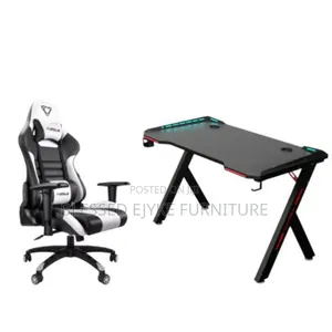 Office/Gaming Chair With Table for Laptop/Desktop