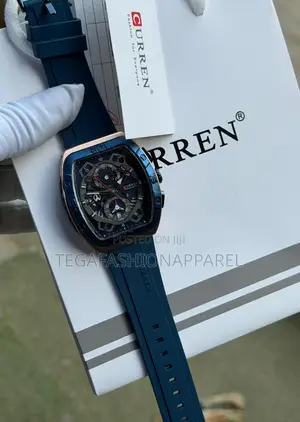 Curren Chronographic Rubber Wristwatch