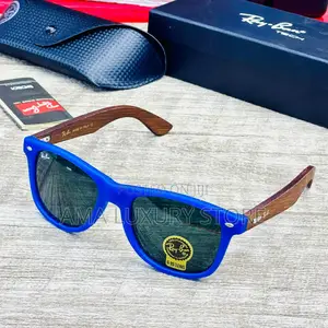 Rayban Luxury Wooden Handle Designer Sunglasses
