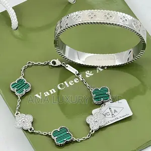 Van Cleef Arpels Luxury Stainless Steel Wrist Bracelets N40k Each