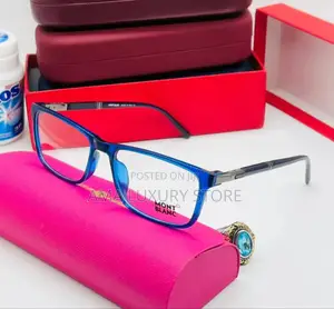 Mont Blanc Luxury Transparent Clear Lense Glasses