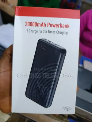 New Itel 20,000mah Power Bank With Warranty