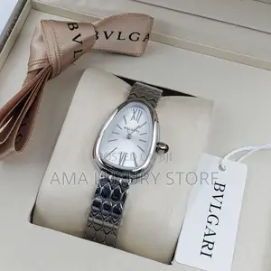 Bvlgari Luxury Stainless Steel Designer Female Wristwatches