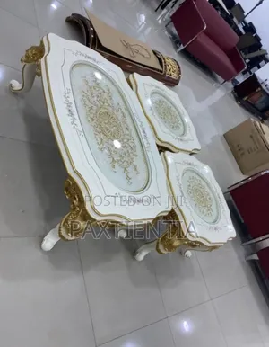Royal Centre Table Furniture With Two Side Stools.